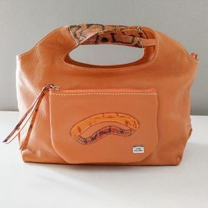 Santa Marinella mini leather boho bag